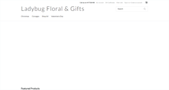 Desktop Screenshot of ladybugfloral.com