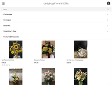 Tablet Screenshot of ladybugfloral.com